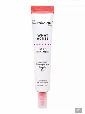 The Crème Shop What Acne? Spot Treatment – Pink/White